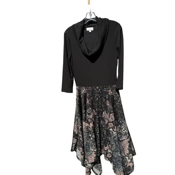 Signature by Robbie Bee Cowl Neck Dress Medium - Picture 1 of 6